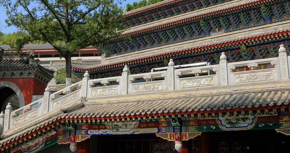 4K拍摄北京八大处寺庙建筑