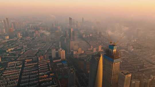 摩天大楼 地标 青年大街 云 沈阳的早晨