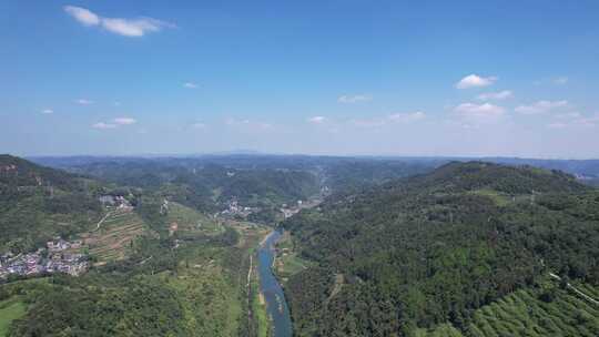 祖国大好河山青山绿水凤凰长潭岗风景区