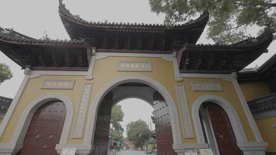 苏州寒山寺 寒山寺视频素材模板下载