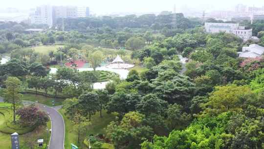 航拍深圳光明区大景