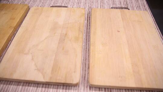 菜板案板竹制木质不同材质视频素材模板下载