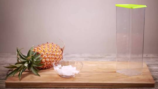 【镜头合集】密封罐菠萝皮酿造菠萝酒视频素材模板下载