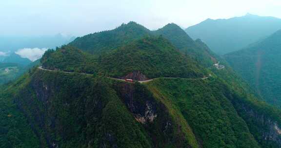 湖北恩施鹤峰景点航拍