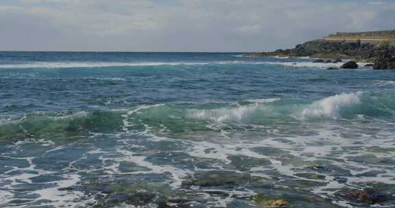 蓬塔布兰卡，海岸，海，特内里费岛