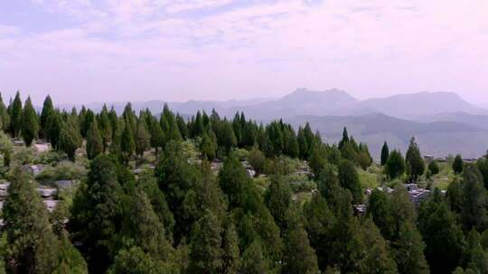 4K山东齐长城遗址航拍