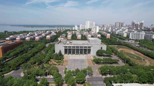 河南平顶山风景建设航拍