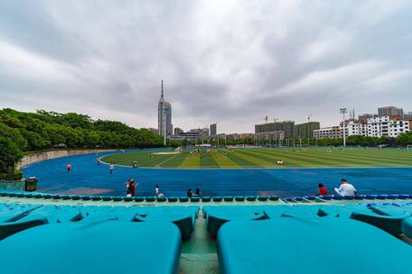 湖南省衡阳市城市夜景延时摄影