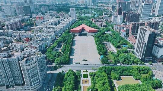 武汉辛亥革命纪念馆航拍
