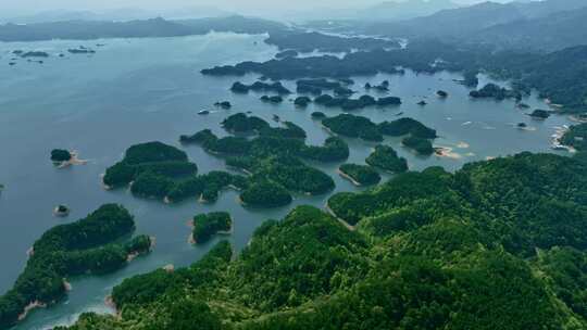 航拍千岛湖绝美景色