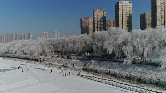 沈阳雪景 雾凇 冬游