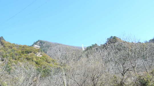 秦岭山脉秋季风景