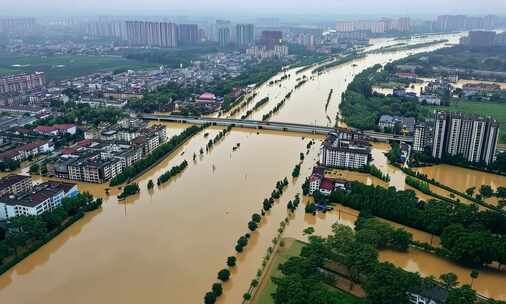 台风洪水洪涝 自然灾难素材