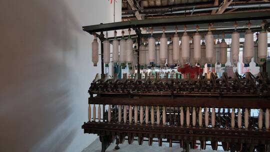 六七十年代棉纺厂绢纺厂老式厂房车间