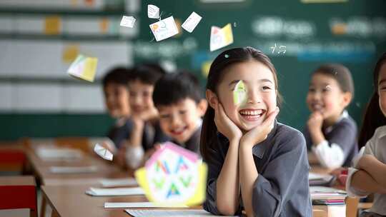 开学季 童年时光 小学生校园生活