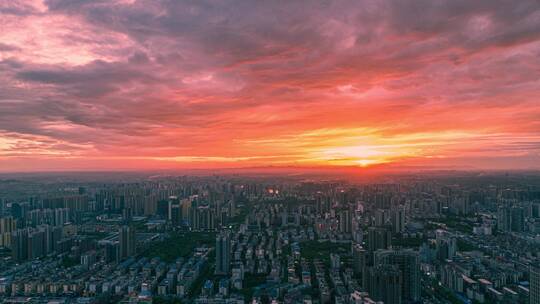 湖南省衡阳市华新开发区夜景延时摄影视频素材模板下载