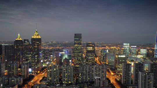 苏州工业园区CBD城市夜景