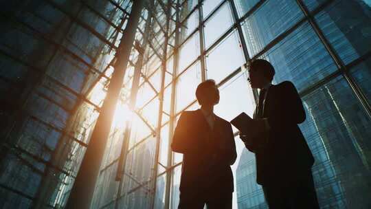 商务合作商务人士商务签约商务握手商务办公