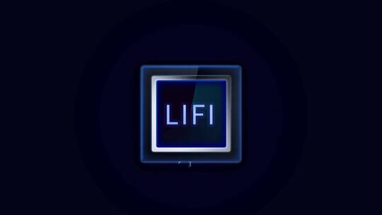 LIFI芯片科技感三维概念场景视频素材模板下载