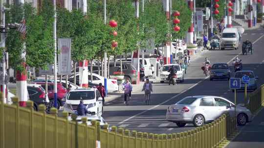 内蒙和林格尔县街道人文