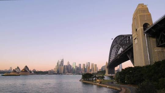 悉尼海港大桥天际线景观