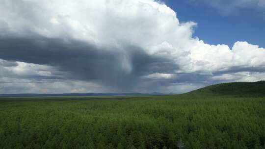 长白山地区局部阵雨