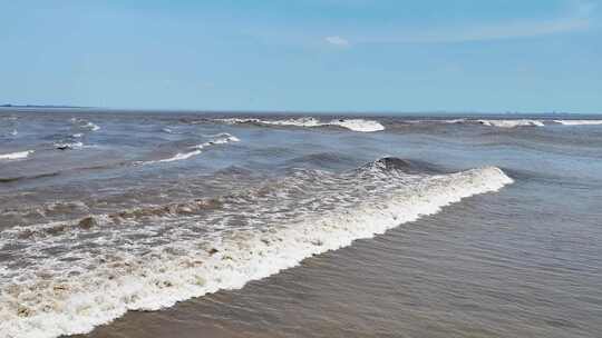 钱塘江大潮 大潮 潮水 波涛汹涌 潮头