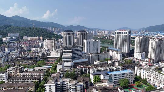 福建福州三元区城市建设航拍