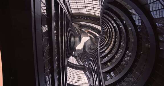 抽象建筑艺术玻璃幕墙 穹顶 幕墙实拍