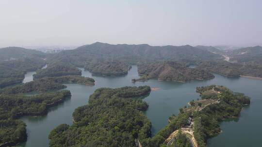 广东惠州红花湖5A景区航拍