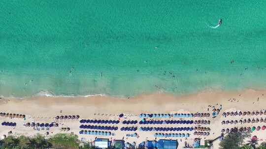 大海海边海水海浪沙滩海滩航拍风景唯美航拍