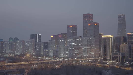 城市夜景车流 都市夜景