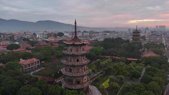 福建泉州开元寺古城城市宣传片航拍