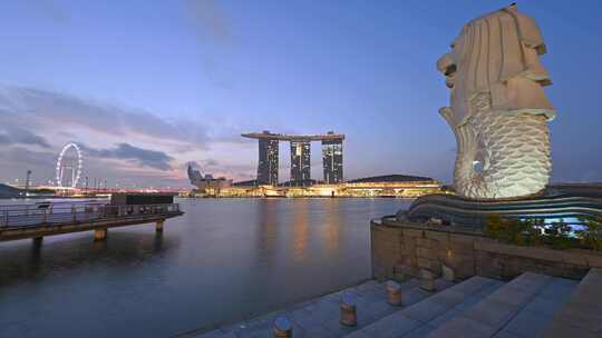 新加坡 金沙酒店 艺术科学博物馆视频素材模板下载