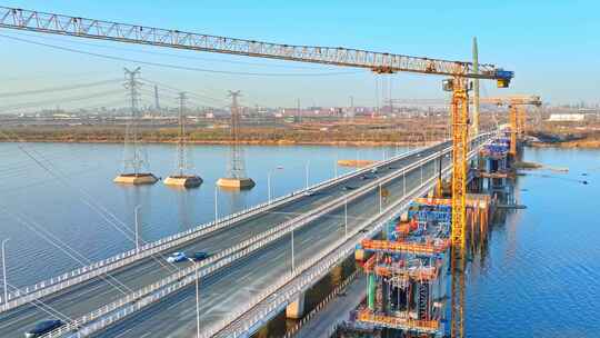 高铁桥梁建设大国工程大国重器轻轨轨道动车
