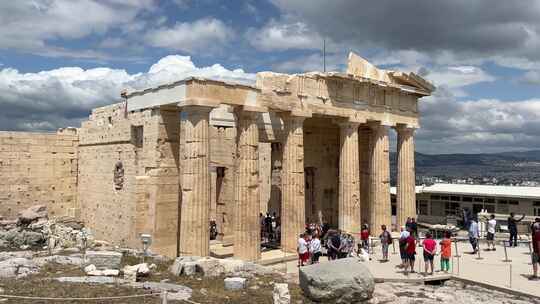 世界文化遗产希腊帕特农神庙建筑古迹