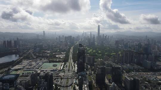 深圳福田区城市大景