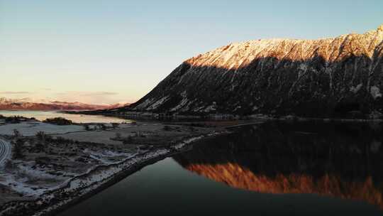 山，湖，水，倒影