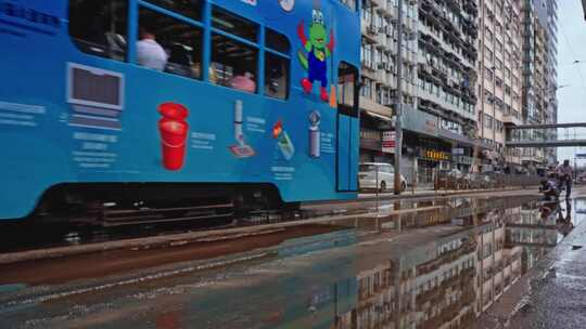 【正版素材】香港城市街道