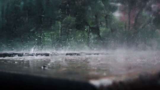 4K60P 暴雨 雨滴 空境