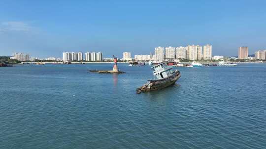 中国广东省汕尾市城区滨海渔港