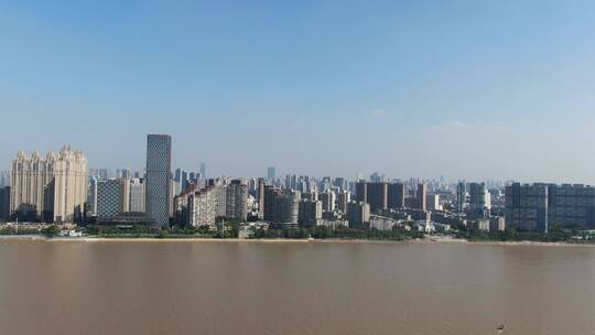 武汉城市宣传片高楼建筑航拍视频素材模板下载