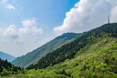 湖南衡阳南岳衡山祝融峰延时风光风景