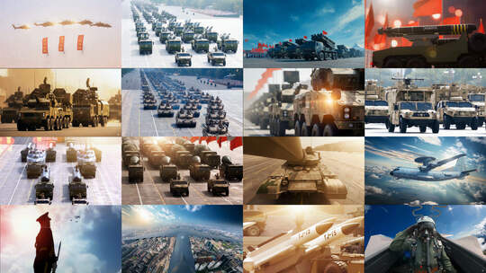 4K高帧率93阅兵素材合集高清在线视频素材下载