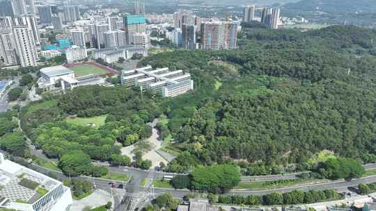 深圳实验学校光明部航拍城市校园