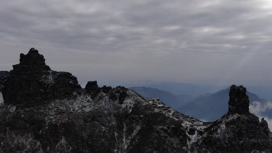 贵州铜仁梵净山5A景区航拍