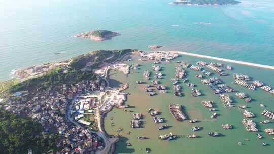 福建霞浦三沙避风港航拍