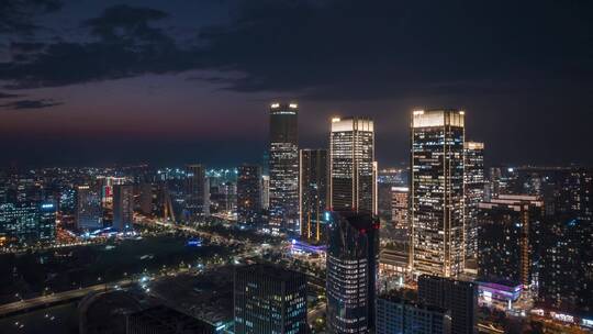 未来科技城夜景延时