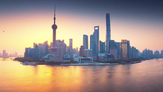 上海航拍/东方明珠/大气上海视频素材