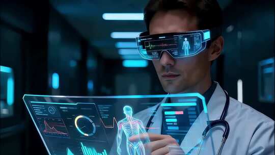 医疗实验科技人工智能生物人体细胞DNA科研